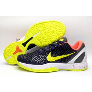 Nike Kobe 6 Black Yellow Shoes 053