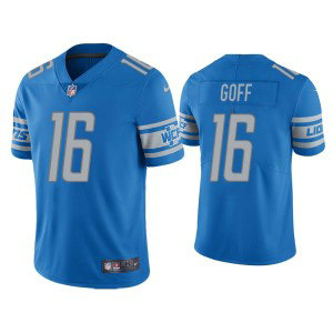 Nike Lions 16 Jared Goff Blue Vapor Untouchable Limited Men Jersey Nike Lions 16 Jared Goff Blue Vapor Untouchable Limited Men Jersey