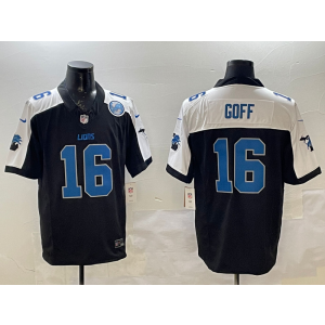 Nike Lions 16 Jared Goff Thanksgiving Day F.U.S.E. Vapor Limited Men Jersey Nike Lions 16 Jared Goff Thanksgiving Day F.U.S.E. Vapor Limited Men Jersey