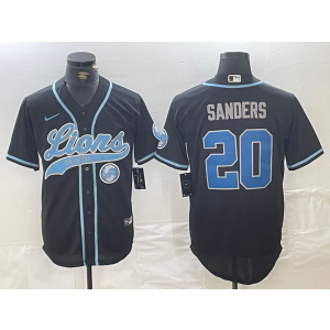 Nike Lions 20 Barry Sanders Black Vapor Baseball Limited Men Jersey Nike Lions 20 Barry Sanders Black Vapor Baseball Limited Men Jersey