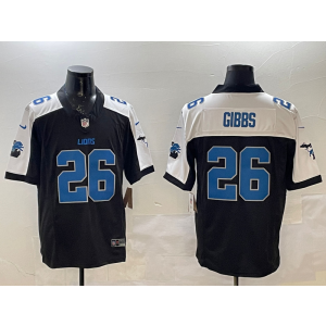Nike Lions 26 Jahmyr Gibbs Thanksgiving Day F.U.S.E. Vapor Limited Men Jersey Nike Lions 26 Jahmyr Gibbs Thanksgiving Day F.U.S.E. Vapor Limited Men Jersey