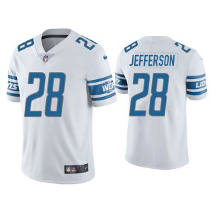 Nike Lions 28 Jermar Jefferson White Vapor Untouchable Limited Men Jersey Nike Lions 28 Jermar Jefferson White Vapor Untouchable Limited Men Jersey