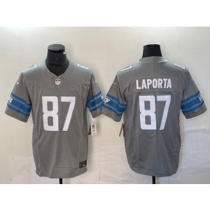 Nike Lions 87 Laporta Grey 2023 F.U.S.E Vapor Limited Men Jersey