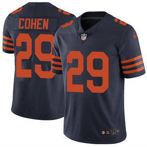 Nike Men's Chicago Bears #29 Tarik Cohen Navy Blue Alternate Stitched NFL Vapor Untouchable Limited Jersey