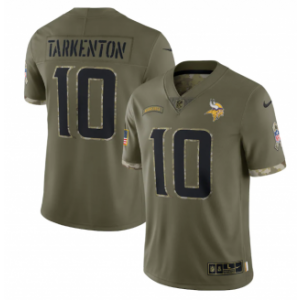 Nike Minnesota Vikings 10 Fran Tarkenton Olive 2022 Salute To Service Limited Men Jersey Nike Minnesota Vikings 10 Fran Tarkenton Olive 2022 Salute To Service Limited Men Jersey