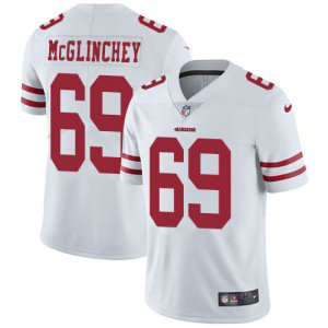 Nike NFL 49ers 69 Mike McGlinchey 2018 NFL Draft White Vapor Untouchable Limited Men Jersey Nike NFL 49ers 69 Mike McGlinchey 2018 NFL Draft White Vapor Untouchable Limited Men Jersey