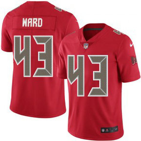 Nike NFL Buccaneers 43 T.J. Ward Red Color Rush Limited Men Jersey Nike NFL Buccaneers 43 T.J. Ward Red Color Rush Limited Men Jersey