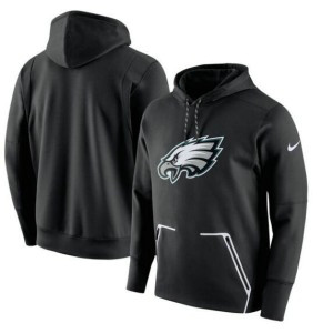 Nike NFL Eagles Nike Champ Drive Vapor Speed Pullover Hoodie - Black