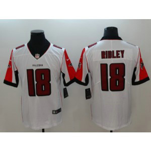Nike NFL Falcons 18 Calvin Ridley 2018 NFL Draft White Vapor Untouchable Limited Men Jersey