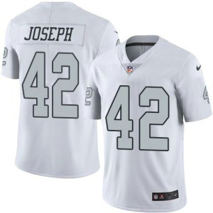 Nike NFL Raiders 42 Karl Joseph White Color Rush Men Limited Jersey Nike NFL Raiders 42 Karl Joseph White Color Rush Men Limited Jersey