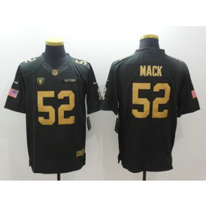 Nike NFL Raiders 52 Khalil Mack Anthracite Gold Limited Jersey Nike NFL Raiders 52 Khalil Mack Anthracite Gold Limited Jersey