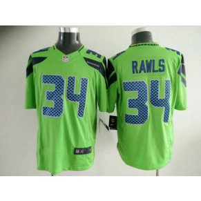 Nike NFL Seahawks 34 Thomas Rawls Green Color Rush Men Limited Jersey Nike NFL Seahawks 34 Thomas Rawls Green Color Rush Men Limited Jersey
