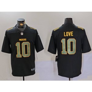 Nike Packers 10 Jordan Love Black Vapor Limited Men Jersey Nike Packers 10 Jordan Love Black Vapor Limited Men Jersey