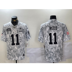 Nike Packers 11 Reed Arctic Camo 2024 F.U.S.E. Salute to Service Limited Men Jersey