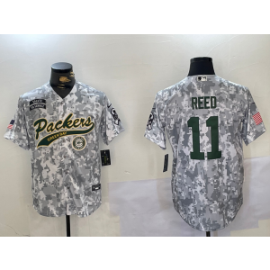 Nike Packers 11 Reed Camo Vapor Baseball Limited Men Jersey