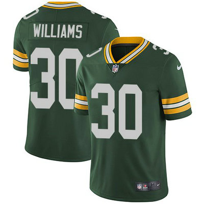 Nike Packers 30 Jamaal Williams Green Vapor Untouchable Limited Jersey