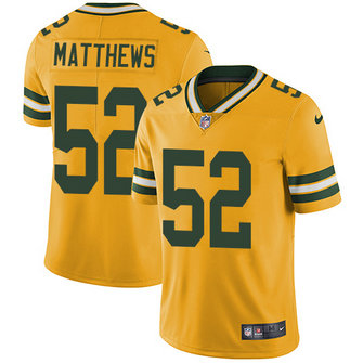 Nike Packers 52 Clay Matthews Yellow Vapor Untouchable Player Limited Jersey Nike Packers 52 Clay Matthews Yellow Vapor Untouchable Player Limited Jersey