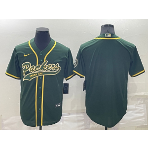 Nike Packers Baseball Green Vapor Limited Men Jersey