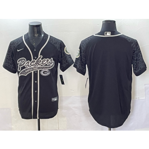 Nike Packers Blank Black Baseball Vapor Limited Men Jersey Nike Packers Blank Black Baseball Vapor Limited Men Jersey
