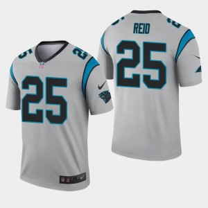Nike Panthers 25 Eric Reid Sliver Inverted Legend Men Jersey Nike Panthers 25 Eric Reid Sliver Inverted Legend Men Jersey