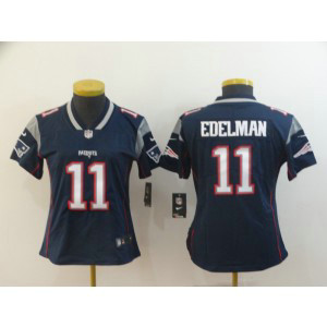 Nike Patriots 11 Julian Edelman Navy Vapor Untouchable Limited Women Jersey Nike Patriots 11 Julian Edelman Navy Vapor Untouchable Limited Women Jersey