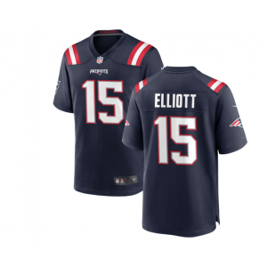 Nike Patriots 15 Ezekiel Elliott Navy Vapor Untouchable Limited Men Jersey