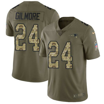 Nike Patriots 24 Stephon Gilmore Olive Camo Salute To Service Limited Jersey Nike Patriots 24 Stephon Gilmore Olive Camo Salute To Service Limited Jersey