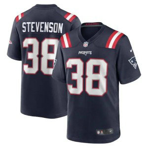 Nike Patriots 38 Stevenson Blue Vapor Untouchable Limited Men Jersey