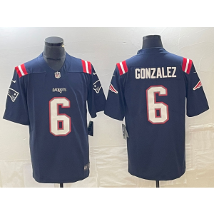 Nike Patriots 6 Gonzalez Blue Vapor Untouchable Limited Men Jersey