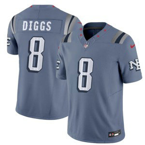 Nike Patriots 8 Stefon Diggs 2025 Rivalries F.U.S.E. Vapor Limited Men Jersey