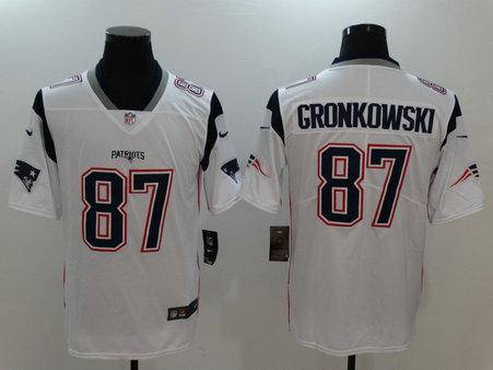 Nike Patriots 87 Rob Gronkowski White Vapor Untouchable Player Limited Jersey Nike Patriots 87 Rob Gronkowski White Vapor Untouchable Player Limited Jersey