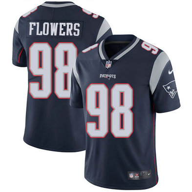 Nike Patriots 98 Trey Flowers Navy Vapor Untouchable Player Limited Jersey Nike Patriots 98 Trey Flowers Navy Vapor Untouchable Player Limited Jersey