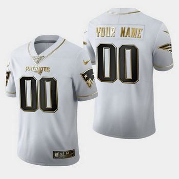 Nike Patriots Customized White 100th Season Vapor Untouchable Limited Jersey Nike Patriots Customized White 100th Season Vapor Untouchable Limited Jersey