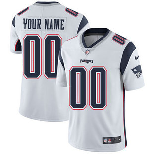 Nike Patriots White Men's Customized Vapor Untouchable Player Limited Jersey Nike Patriots White Men's Customized Vapor Untouchable Player Limited Jersey