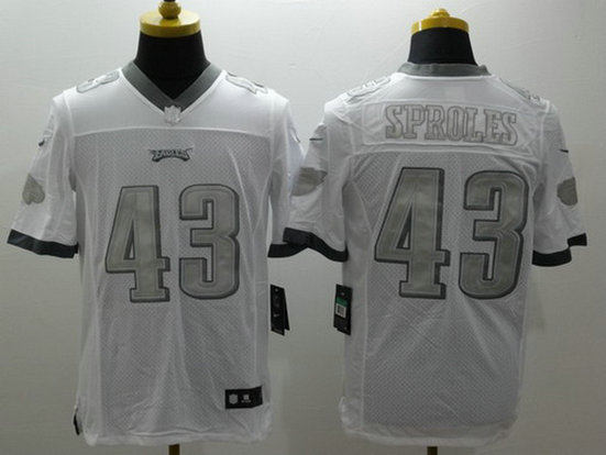 Nike Philadelphia Eagles #43 Darren Sproles White Platinum NFL Nike Limited Jersey Nike Philadelphia Eagles #43 Darren Sproles White Platinum NFL Nike Limited Jersey