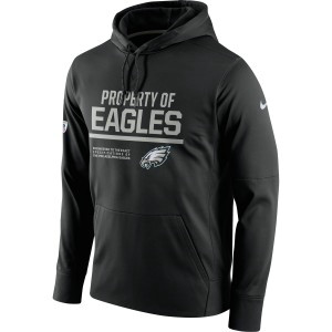 Nike Philadelphia Eagles Black Circuit Property Of Performance Pullover Men Hoodie