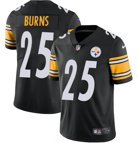 Nike Pittsburgh Steelers #25 Artie Burns Black Team Color Men's Stitched NFL Vapor Untouchable Limited Jersey