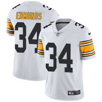 Nike Pittsburgh Steelers Men's Stitched NFL Vapor Untouchable Limited #34 Terrell Edmunds White Jersey Nike Pittsburgh Steelers Men's Stitched NFL Vapor Untouchable Limited #34 Terrell Edmunds White Jersey