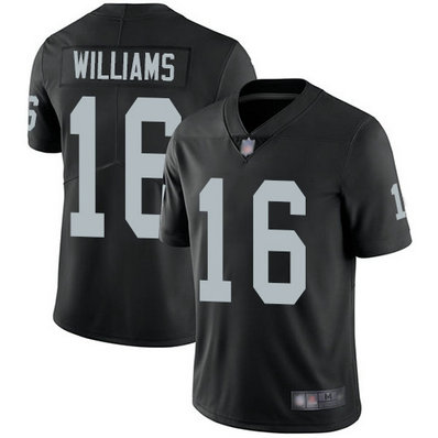 Nike Raiders #16 Tyrell Williams Black Team Color Men's Stitched NFL Vapor Untouchable Limited Jersey Nike Raiders #16 Tyrell Williams Black Team Color Men's Stitched NFL Vapor Untouchable Limited Jersey
