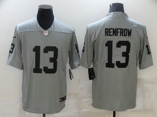 Nike Raiders 13 Hunter Renfrow Gray Inverted Legend Limited Jersey Nike Raiders 13 Hunter Renfrow Gray Inverted Legend Limited Jersey