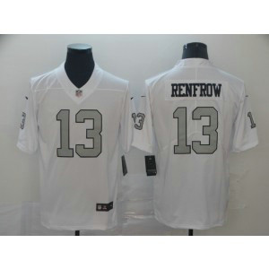 Nike Raiders 13 Hunter Renfrow White Sliver Vapor Untouchable Limited Men Jersey Nike Raiders 13 Hunter Renfrow White Sliver Vapor Untouchable Limited Men Jersey
