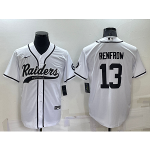 Nike Raiders 13 Hunter Renfrow White Vapor Baseball Limited Men Jerseys