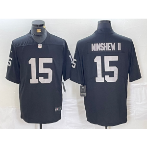 Nike Raiders 15 Minshew LL White Vapor Untouchable Limited Men Jersey
