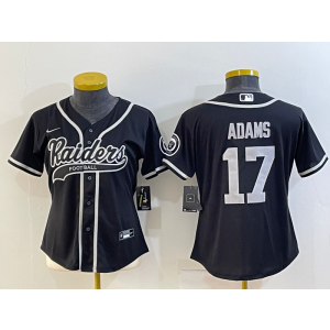 Nike Raiders 17 Davante Adams Black Vapor Baseball Limited Women Jersey Nike Raiders 17 Davante Adams Black Vapor Baseball Limited Women Jersey