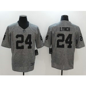 Nike Raiders 24 Marshawn Lynch Gridiron Gray Limited Men Jersey Nike Raiders 24 Marshawn Lynch Gridiron Gray Limited Men Jersey