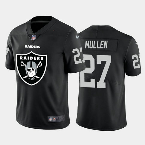 Nike Raiders 27 Trayvon Mullen Black Team Big Logo Vapor Untouchable Limited Jersey Nike Raiders 27 Trayvon Mullen Black Team Big Logo Vapor Untouchable Limited Jersey