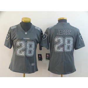 Nike Raiders 28 Josh Jacobs Gray Camo Vapor Untouchable Limited Women Jersey Nike Raiders 28 Josh Jacobs Gray Camo Vapor Untouchable Limited Women Jersey
