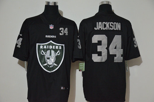 Nike Raiders 34 Bo Jackson Black Team Big Logo Number Vapor Untouchable Limited Jersey Nike Raiders 34 Bo Jackson Black Team Big Logo Number Vapor Untouchable Limited Jersey