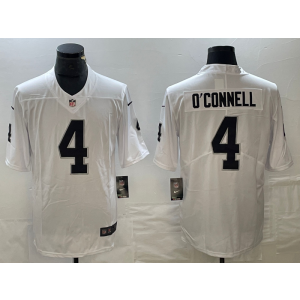 Nike Raiders 4 Aidan O'Connell White Vapor Untouchable Limited Men Jersey