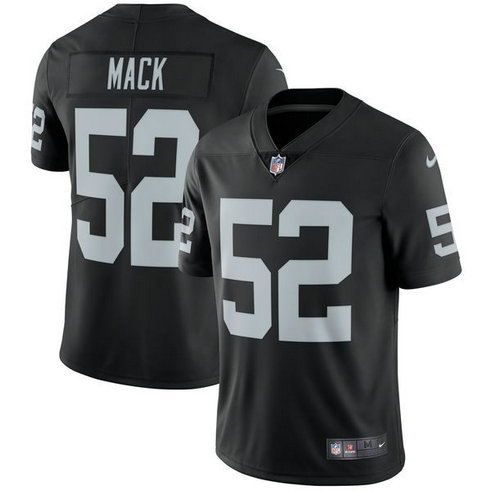 Nike Raiders 52 Khalil Mack Black Vapor Untouchable Limited Jersey Nike Raiders 52 Khalil Mack Black Vapor Untouchable Limited Jersey